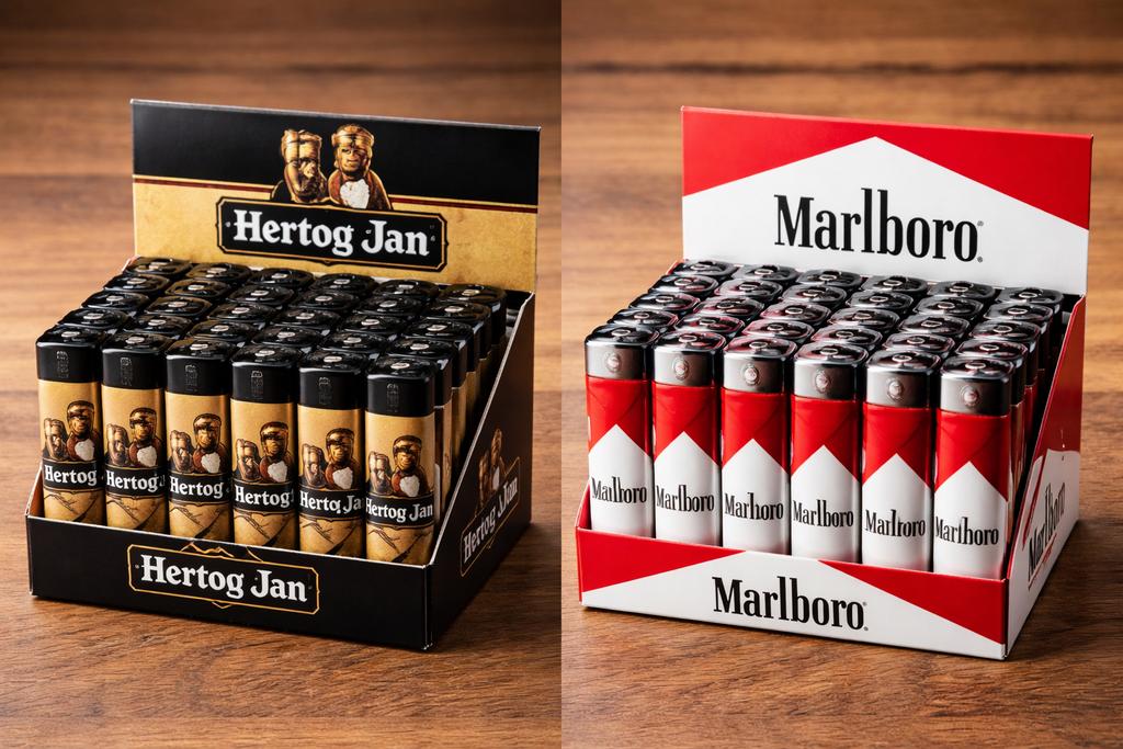 Hertog jan en malboro aanstekers, Verzamelen, Ophalen, Zo goed als nieuw, Hertog Jan