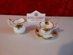 Royal Albert Old Country Roses minisetje, Ophalen of Verzenden, Zo goed als nieuw, Overige stijlen, Kop(pen) en/of Schotel(s)