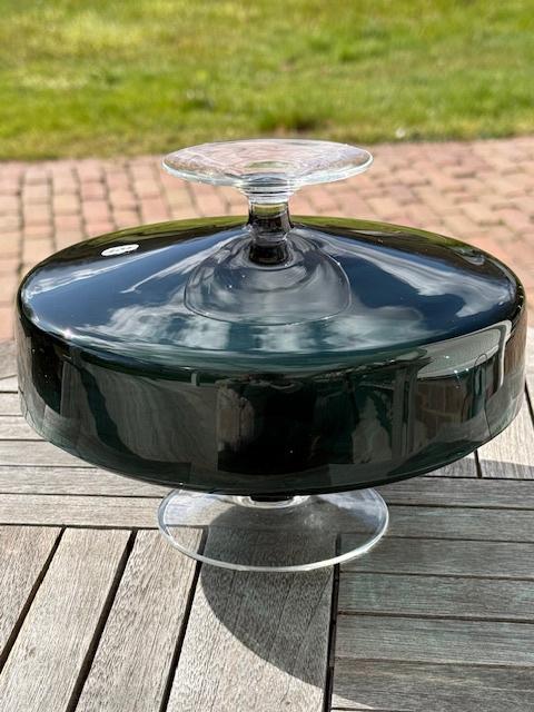 Vintage dubbele schaal van Zwiesel Glas (Cristal Zwiesel), Ophalen of Verzenden