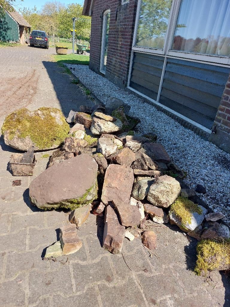 Stenen/keien rand vijver, Tuin en Terras, Vijvers, Ophalen, Gebruikt