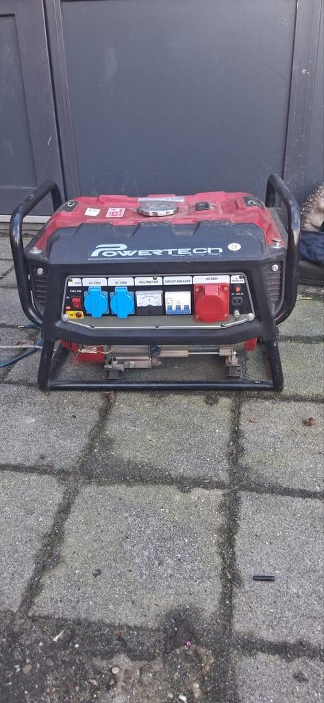 Powertech PT8500W benzinegenerator, Ophalen, Minder dan 5 kVA, Benzine