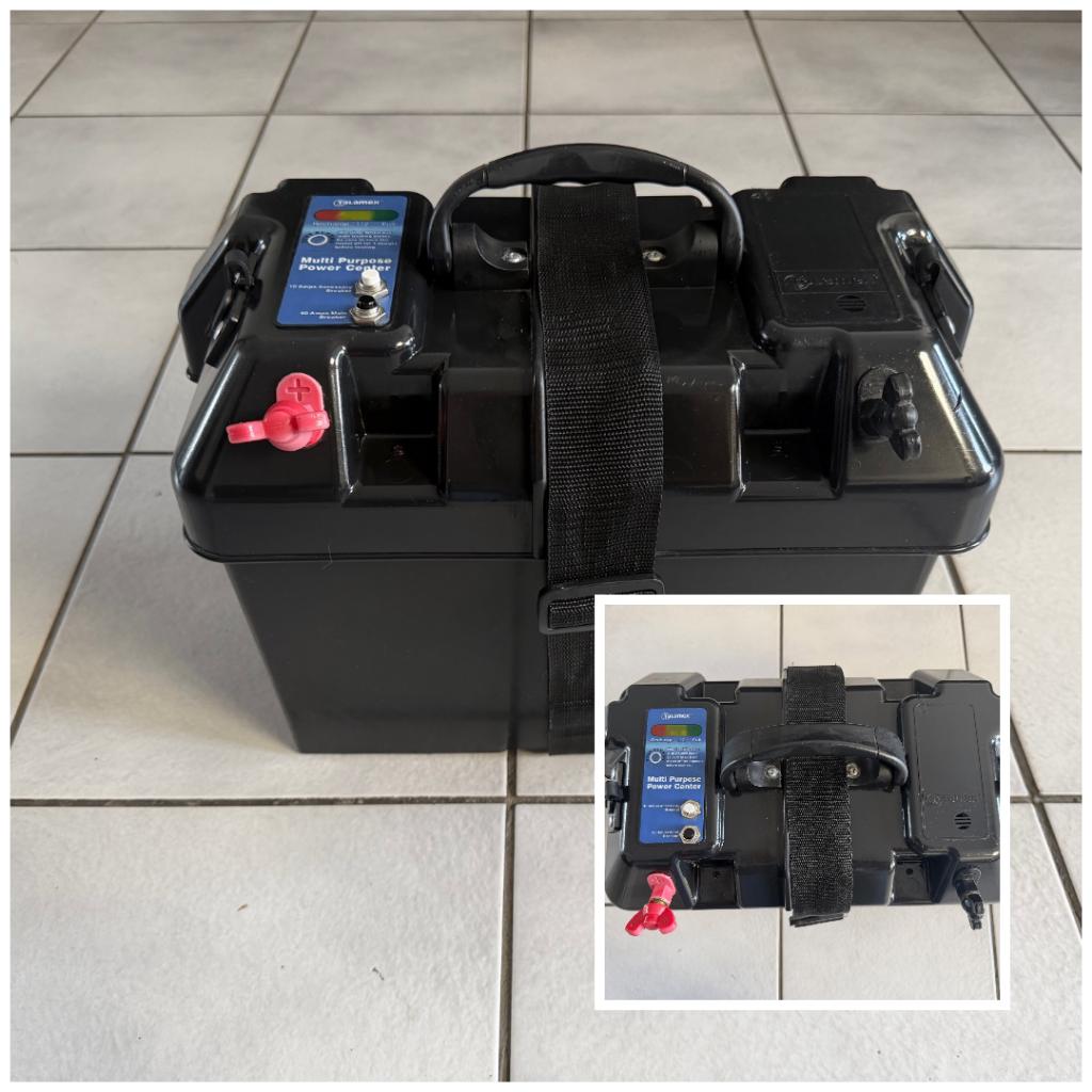 ZGAN ! Talamex Power Center 60A 2 12 Volt aansluiting / fuse, Watersport en Boten, Ophalen of Verzenden, Zo goed als nieuw, Overige typen