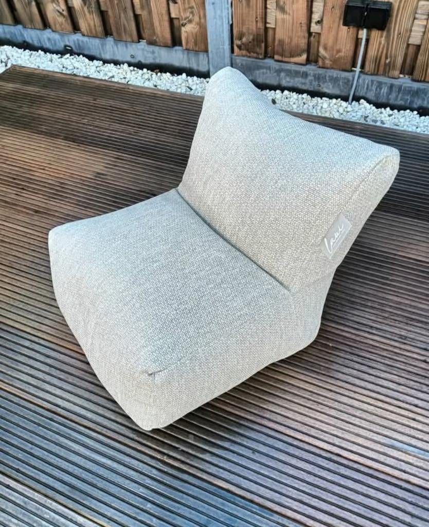 Laui lounge zitzak kid lounge beige indoor / outdoor, Ophalen, Zo goed als nieuw