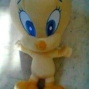 Looney Tunes Knuffel tweety 30 cm, Geel, Overige typen, Ophalen of Verzenden, Zo goed als nieuw
