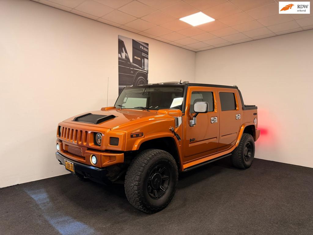 Hummer H2 Grijskenteken | LPG, Auto's, Hummer, Automaat, 4x4, Gebruikt, Leder