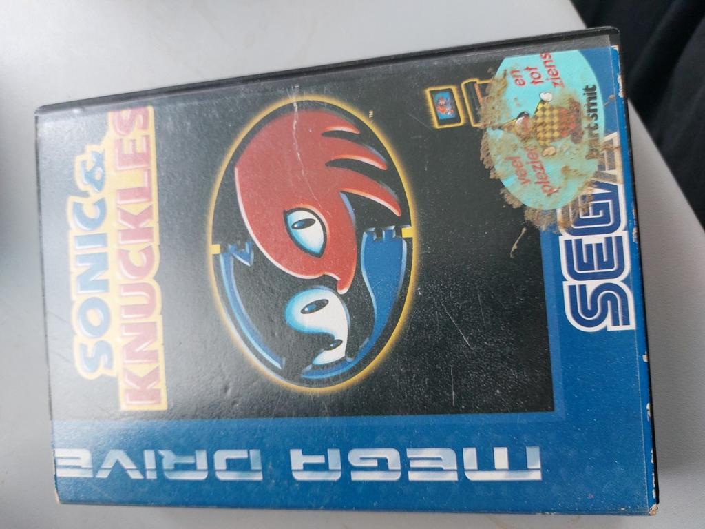 Sonic & Knuckles - Sega Mega Drive Spel, Gebruikt, 1 speler, Ophalen of Verzenden, Vanaf 3 jaar