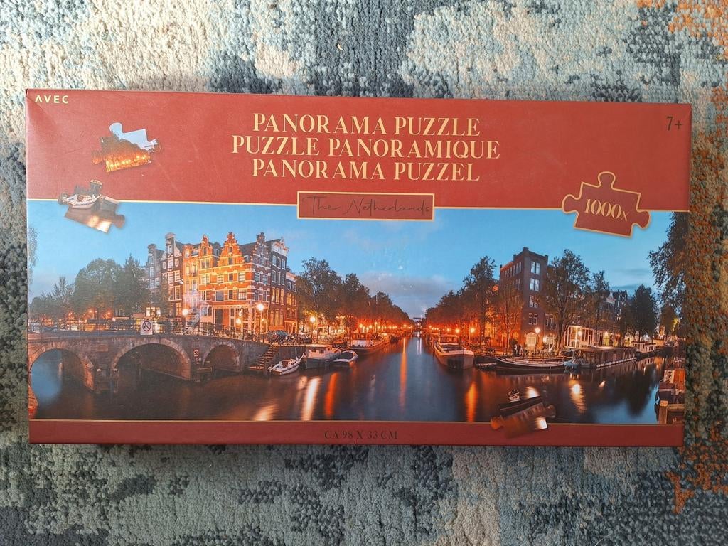Panorama puzzel. Nederland.  1000 stukjes, Ophalen of Verzenden, 500 t/m 1500 stukjes, Zo goed als nieuw, Legpuzzel