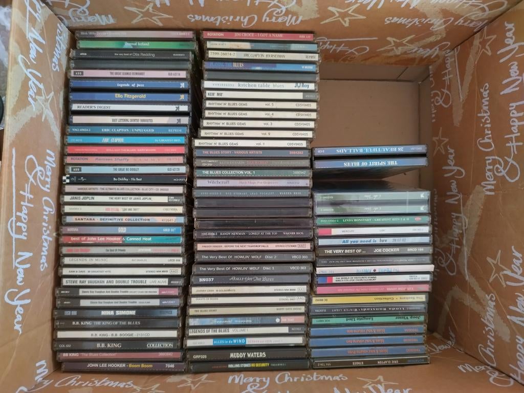 Partij 80 cd's Blues te koop, Cd's en Dvd's, Ophalen of Verzenden, 1980 tot heden, Gebruikt, Blues