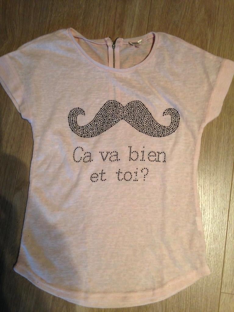 Nieuw Dames shirt licht roze 36-38 box 39, Verzenden, Nieuw, Korte mouw, Roze