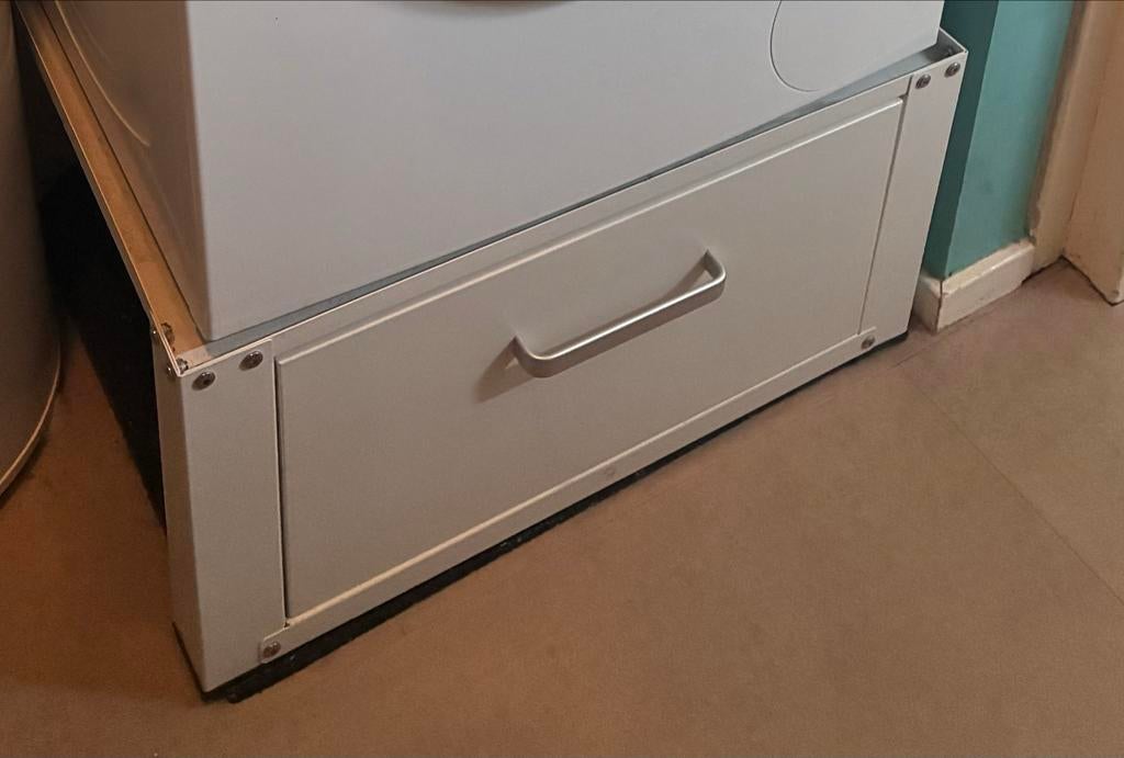 Wasmachine Verhoger met Lade - Wit, Witgoed en Apparatuur, Ophalen, Zo goed als nieuw