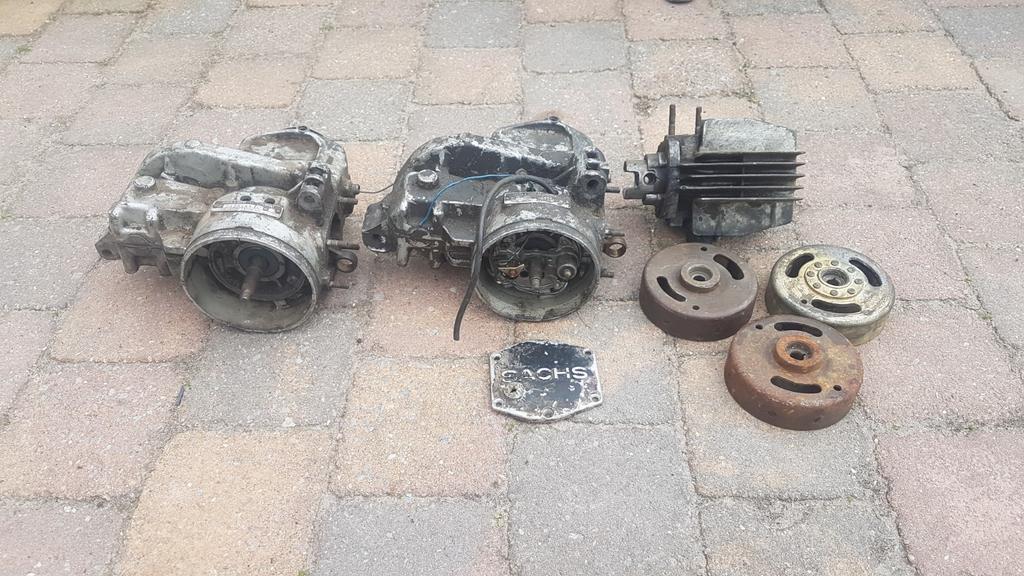 2 Sachs 504 blokken voor onderdelen of revisie, Fietsen en Brommers, Ophalen of Verzenden, Gebruikt, Blok, Overige merken