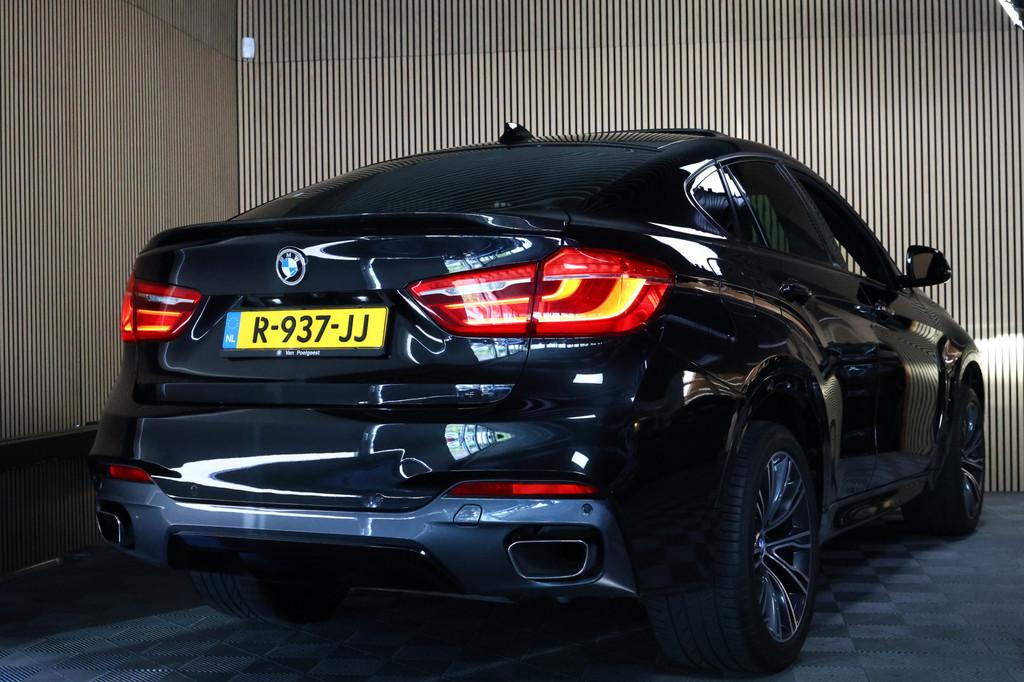 BMW X6 xDrive35i High Executive M Sport Topstaat ! 2017, Gebruikt, Euro 6, 4 stoelen, Zwart