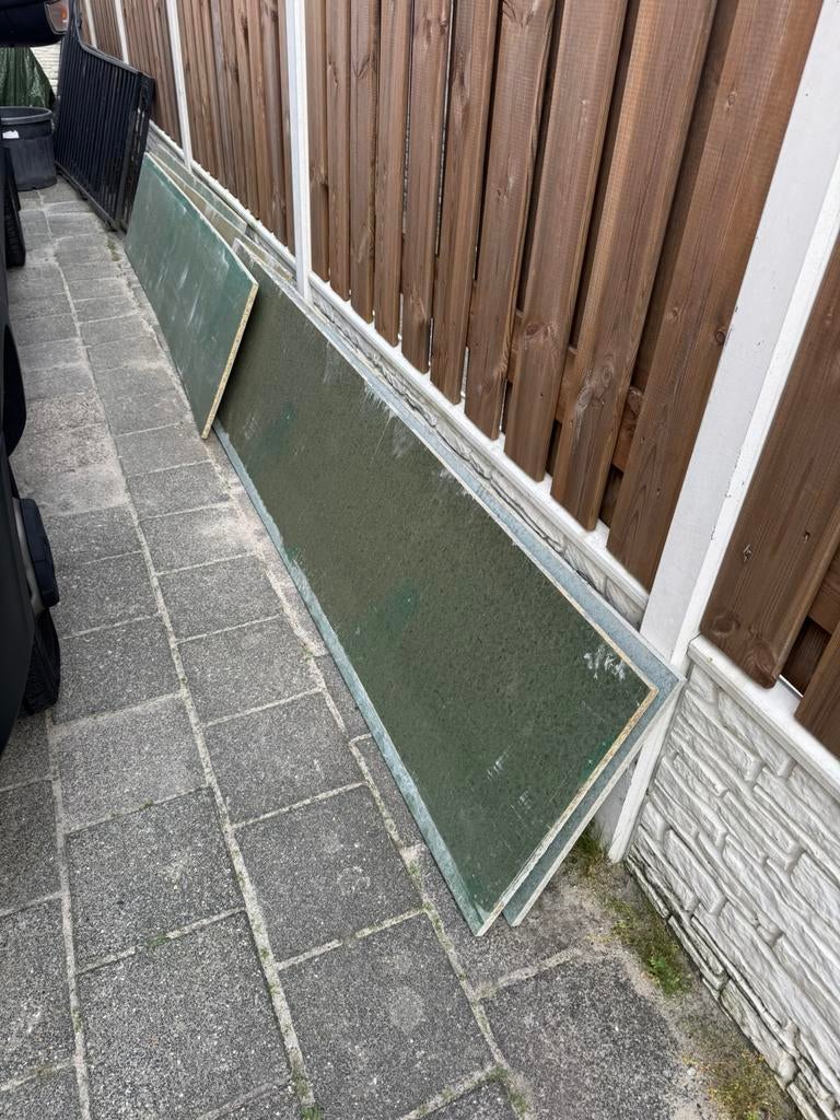 Hout voor bekisting., Ophalen, Gebruikt, Minder dan 25 mm, Plank