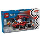 LEGO City 60443 F1 Pitstop en Pitcrew met Ferrari Auto, Ophalen of Verzenden, Nieuw, Complete set, Lego