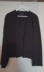 Zizzi Zwart Kort Jasje met Reverskraag - Maat 52., Zizzi, Zwart, Nieuw, Ophalen of Verzenden