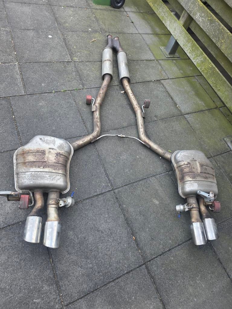 Audi A8 S8 4E D3 Uitlaat 5.2 V10, Ophalen