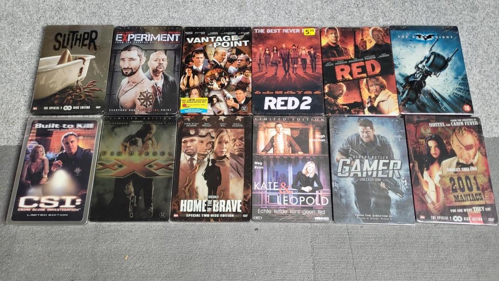 Lotje STEELBOOK DVD EDITIONS - SEALED + USED, Vanaf 16 jaar, Ophalen of Verzenden, Nieuw in verpakking, Actiethriller