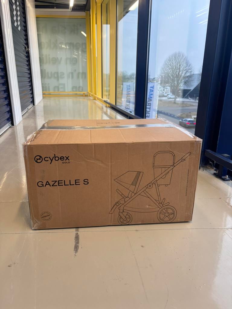 Cybex Gazelle S Moon Black NIEUW in doos, Kinderen en Baby's, Kinderwagens en Combinaties, Overige merken, Nieuw, Duowagen, Ophalen of Verzenden