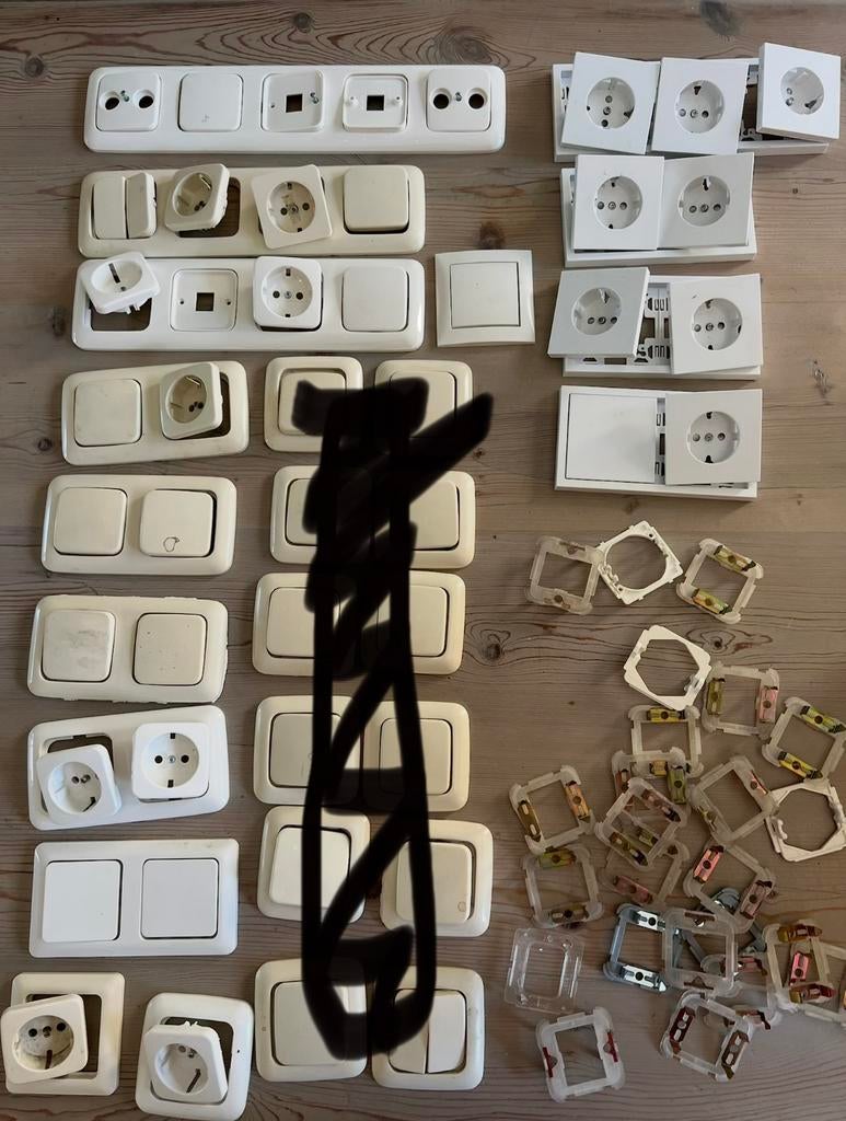 Divers schakelmateriaal Jung & Busch-Jaeger, Ophalen of Verzenden, Gebruikt, Schakelaar