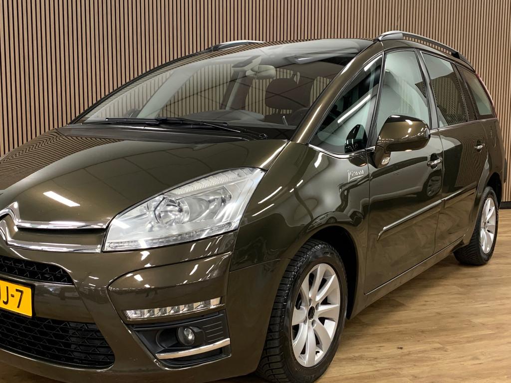 Citroen Grand C4 Picasso 1.6 Selection|Automaat|7 Persoons|C, Auto's, Citroën, Euro 5, Stof, Gebruikt, Zwart