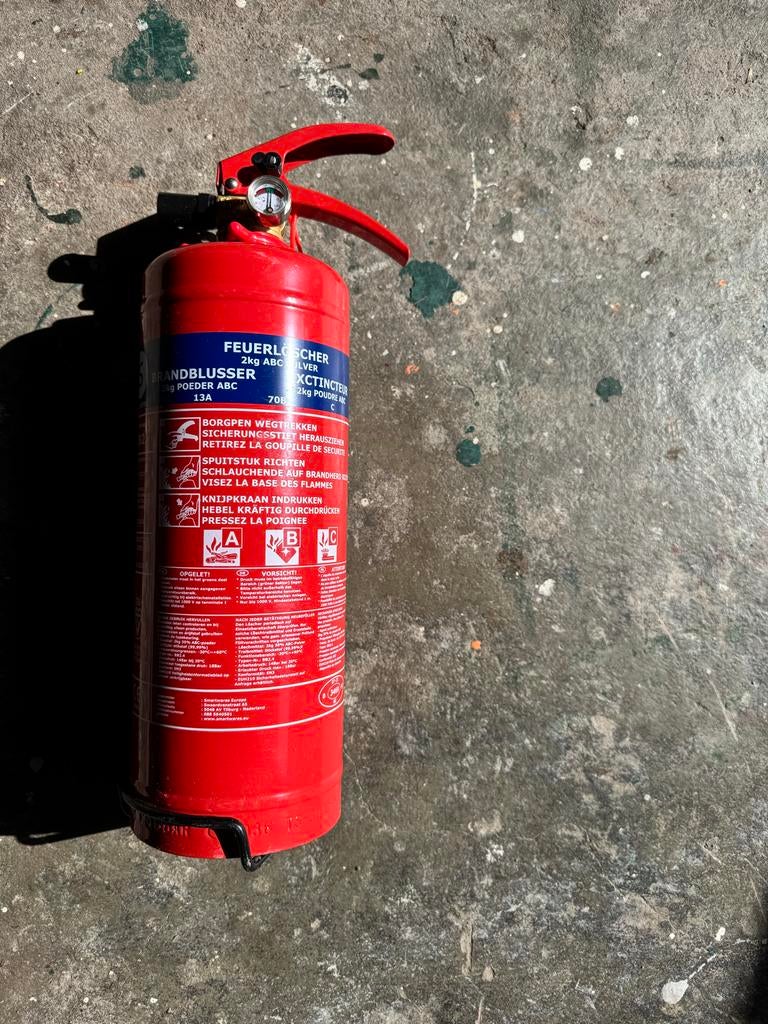 Brandblusser 2kg poeder ABC, Ophalen of Verzenden, Nieuw, Brandblusser