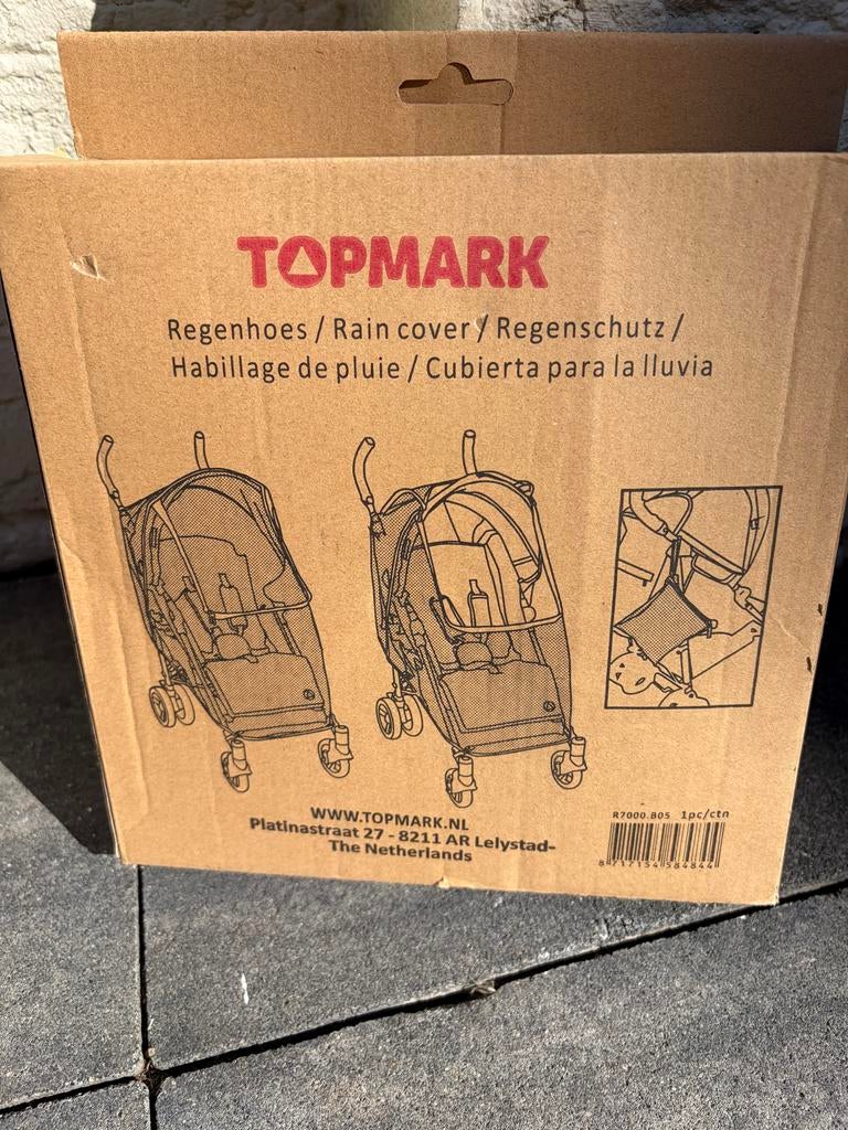 Topmark regenhoes buggy, Kinderen en Baby's, Buggy's, Ophalen of Verzenden, Nieuw, Overige merken, Regenhoes