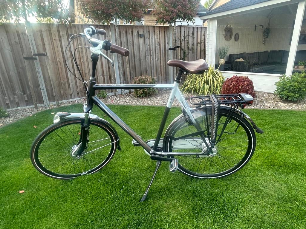 Gazelle Eclipse herenfiets 8 versnellingen, frame 65 cm, Fietsen en Brommers, Fietsen | Heren | Herenfietsen, Ophalen, Versnellingen