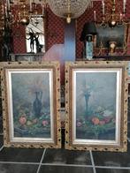 paar olie verven art nouveau, Ophalen