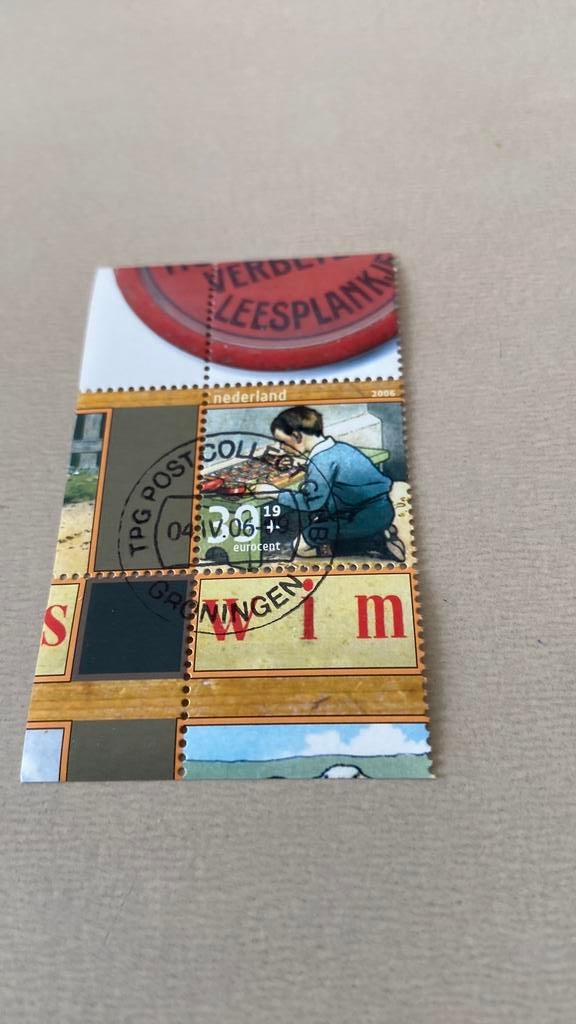 Nederland, Postzegels en Munten, Ophalen of Verzenden, Gestempeld