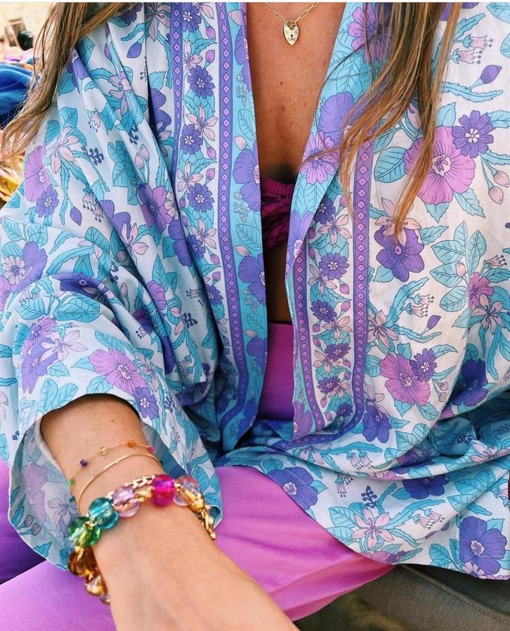 ✨🩵Anna Nina kimono nieuw all size romy boomsma, Kleding | Dames, Blouses en Tunieken, Nieuw, Ophalen of Verzenden