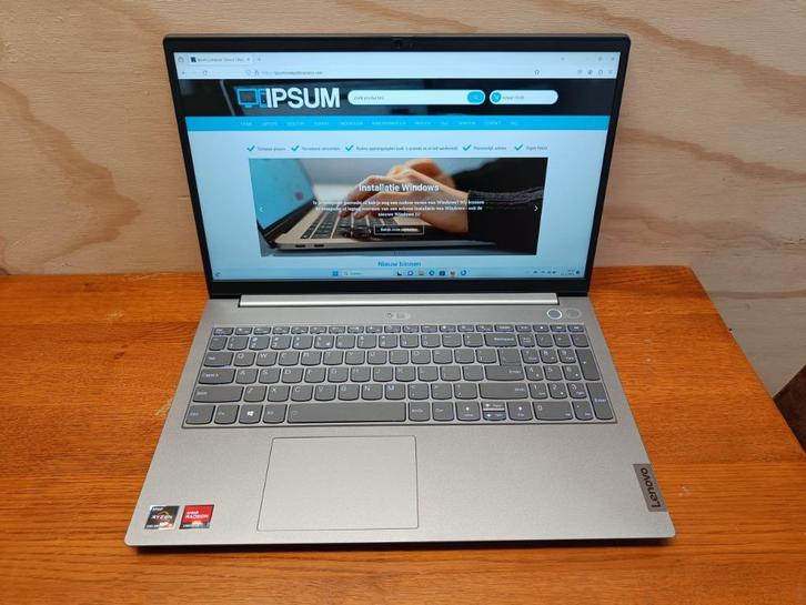 Lenovo Thinkbook 15 G3 | Ryzen 5500U | 8gb DDR4 | 250gb SSD, Computers en Software, Windows Laptops, Refurbished, 15 inch, SSD