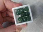 Lot van ronde jade cabochons, Ophalen of Verzenden, Zo goed als nieuw