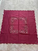 Bordeaux rood tafelkleed van Pichier  80/80 cm, Ophalen of Verzenden, Zo goed als nieuw, Vierkant, Binnen