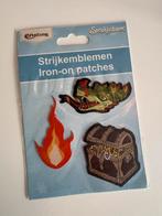 Strijkemblemen draak Efteling uniek, Ophalen, Zo goed als nieuw, Beeldje of Poppetje