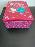 Groot blik met bloemen, Ophalen, Gebruikt, Overige, Overige merken
