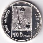 Andorra, 10 Dinar, 1991, zilver, Postzegels en Munten, Munten | Europa | Niet-Euromunten, Zilver, Ophalen of Verzenden, Losse munt