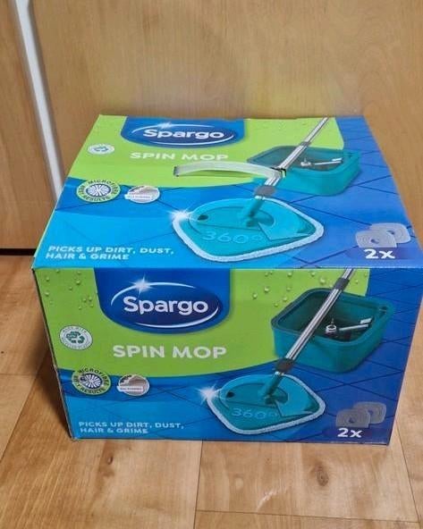 Spargo spinmop mop Dweilset - Nieuw in doos, Huis en Inrichting, Ophalen of Verzenden, Mop of Dweil