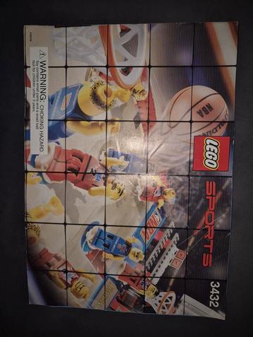LEGO Sports NBA 3432 - Instructieboekje beschikbaar voor biedingen