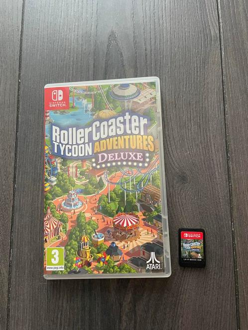 RollerCoaster Tycoon Adventures Deluxe - Switch, Spelcomputers en Games, Games | Nintendo Switch, Zo goed als nieuw, Simulatie