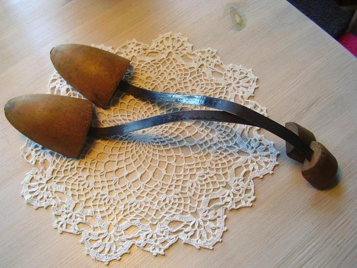 3 setjes Brocante schoenspanners, Antiek en Kunst, Curiosa en Brocante, Ophalen of Verzenden