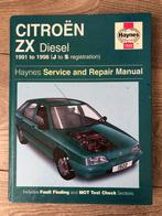 Haynes Manual Citroen ZX Diesel 1991-1998, Auto diversen, Ophalen of Verzenden