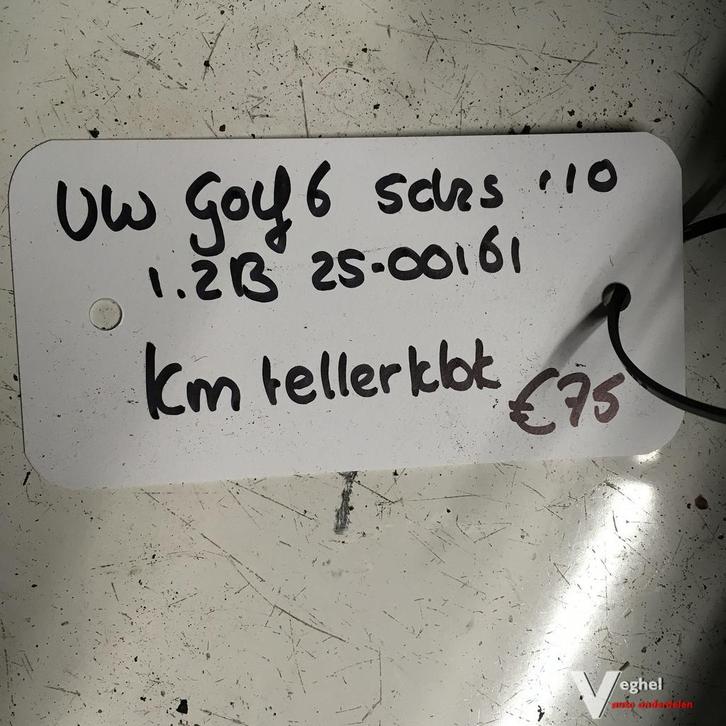 Vw Golf 6 1.2 B 6 bak handgesch. kleurcode LC9X 2010 2500161, Auto-onderdelen, Dashboard en Schakelaars, Gebruikt, Ophalen of Verzenden