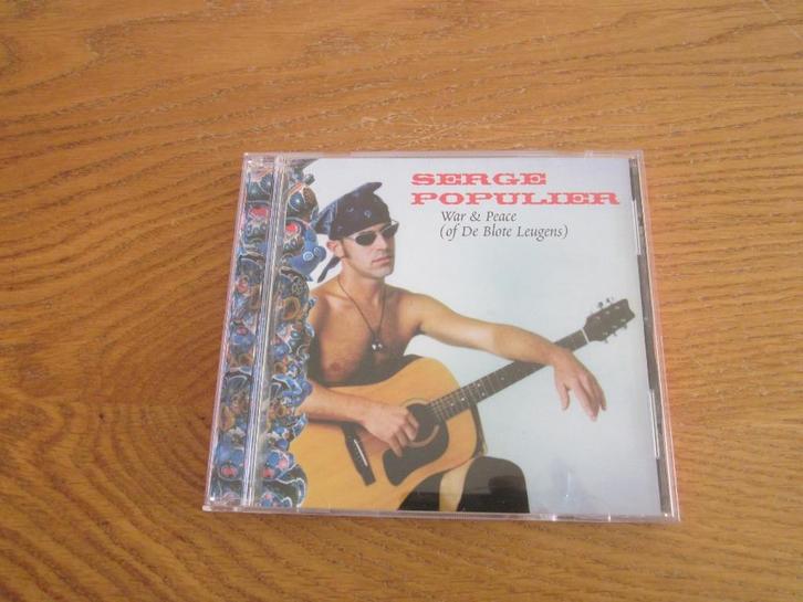 Serge Populier ‎- War & Peace (Of De Blote Leugens) 1999 CD, Cd's en Dvd's, Cd's | Nederlandstalig, Zo goed als nieuw, Pop, Ophalen