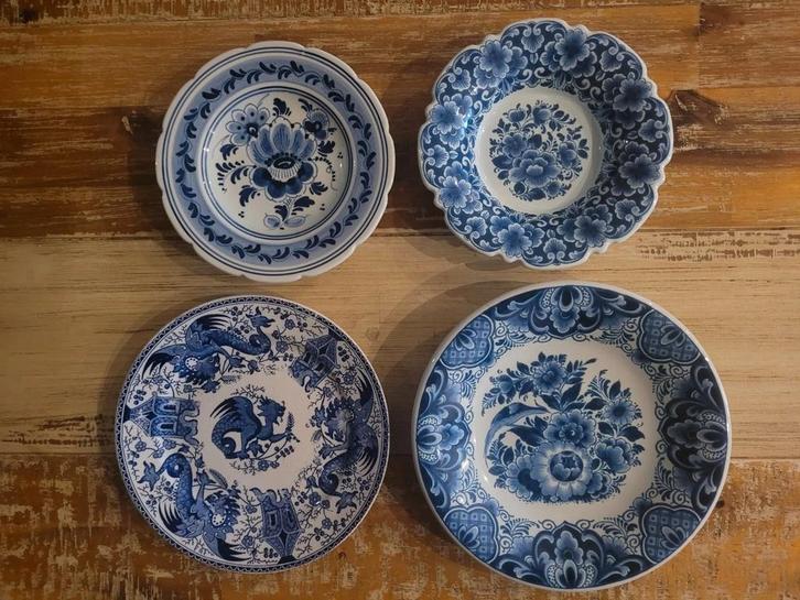 Delfts Blauw Wandborden Set, Antiek en Kunst, Antiek | Wandborden en Tegels, Ophalen of Verzenden