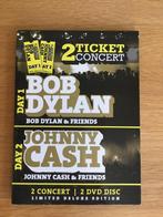 2 Tickey Concert - Bob Dylan & Friends / Johnny Cash & Frien, Alle leeftijden, Ophalen of Verzenden, Zo goed als nieuw