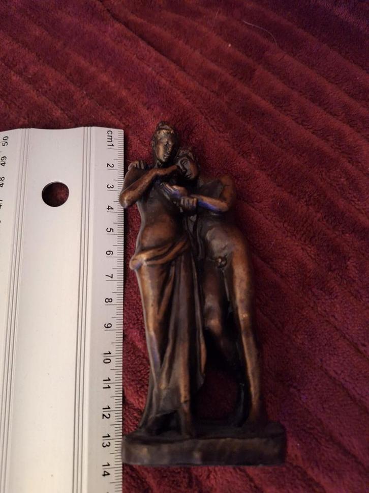 Bronzen miniatuur Amor en Psyche - Canova, Antiek en Kunst, Kunst | Beelden en Houtsnijwerken, Ophalen of Verzenden