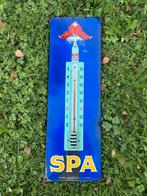 Thermometer Spa email emaille reclame bord vintage mancave, Verzamelen, Ophalen of Verzenden, Gebruikt, Reclamebord
