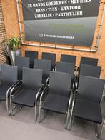 Stapelbare vergaderstoelen (16 stuks) Flexi Comfort, Ophalen, Zwart, Xx, Xx