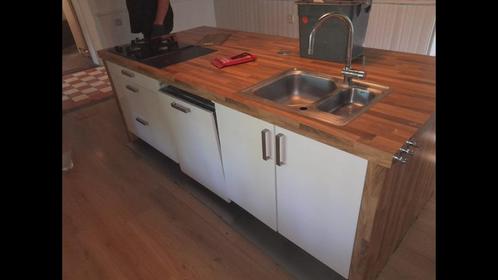 Kookeiland 94.5 h x 118b x 256 lang gebruikt, Huis en Inrichting, Keuken | Keukenelementen, Gebruikt, Minder dan 100 cm, 200 cm of meer