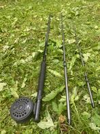3 delige vliegvishengel elk deel 1 meter(3 meter), Ophalen of Verzenden, Zo goed als nieuw, Werphengel